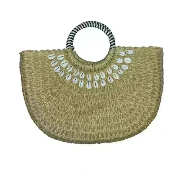 Straw/Rattan Handbag - Picture 1 of 5